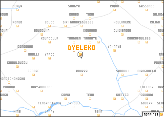 map of Dyéléko