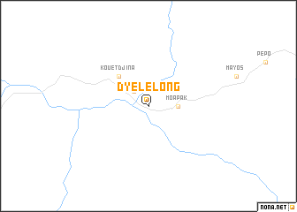 map of Dyélélong