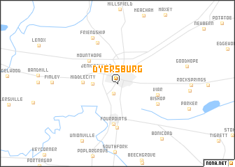 map of Dyersburg