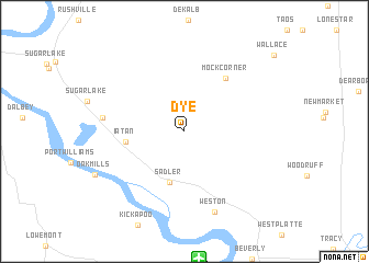 map of Dye