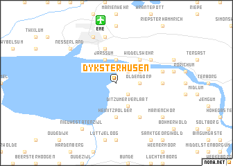 map of Dyksterhusen