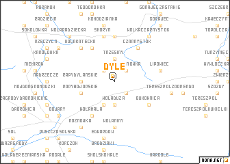 map of Dyle
