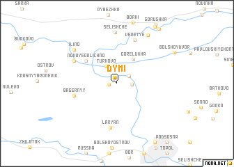 map of Dymi