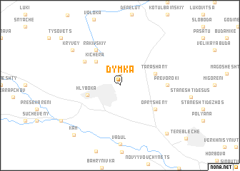 map of Dymka