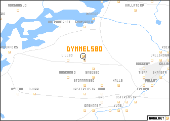 map of Dymmelsbo