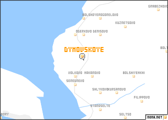 map of Dymovskoye