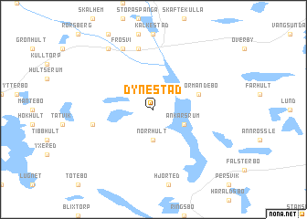 map of Dynestad