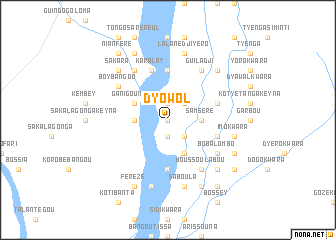 map of Dyowol