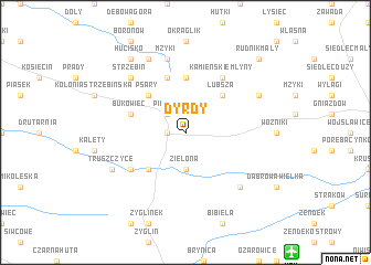 map of Dyrdy