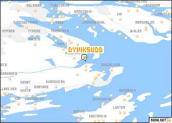 map of Dyviksudd