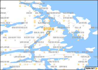 map of Dyvik