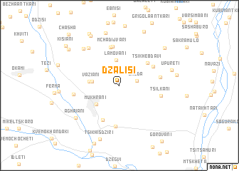 map of Dzalisi