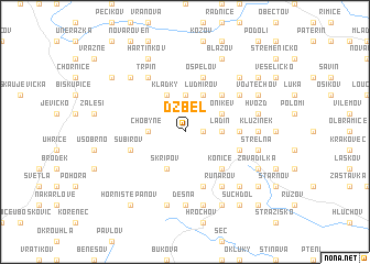 map of Dzbel