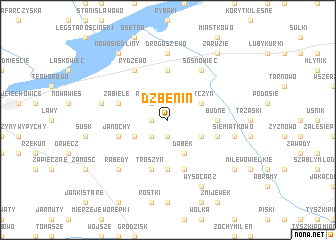 map of Dzbenin