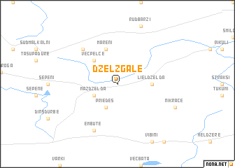 map of Dzelzgale