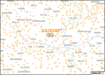 map of Dževar