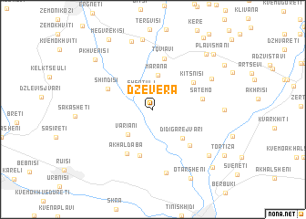 map of Dzevera