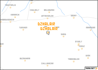 map of Dzhalair