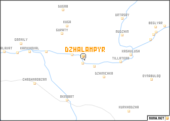 map of Dzhalampyr