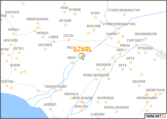 map of Dzhal