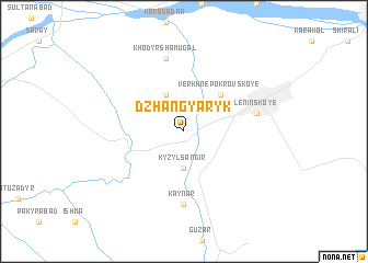 map of Dzhangyaryk