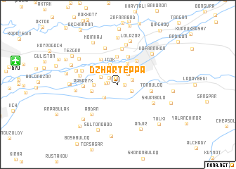 map of Dzharteppa