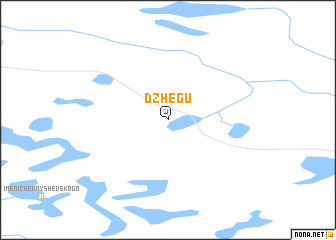 map of Dzhegu