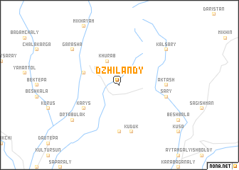 map of Dzhilandy