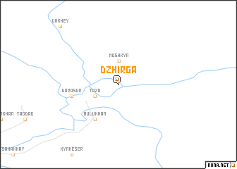 map of Dzhirga