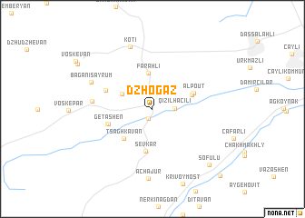 map of Dzhogaz