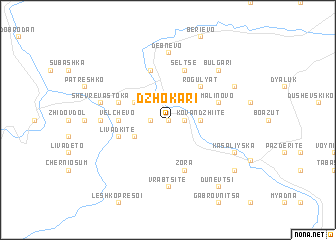 map of Dzhokari