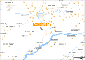 map of Dzhorusay