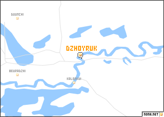 map of Dzhoyruk