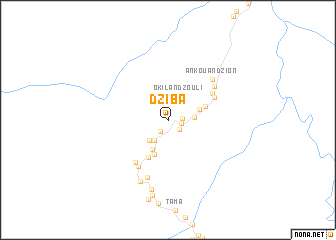map of Dziba