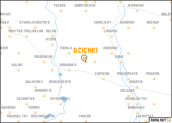 map of Dzichki