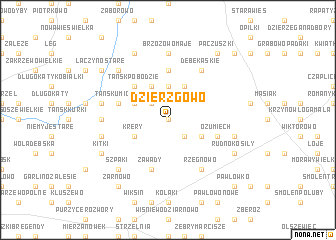 map of Dzierzgowo