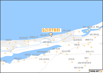 map of Dzintari