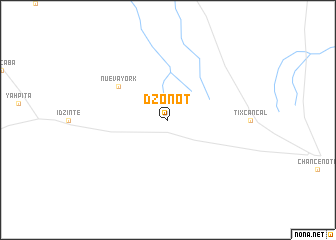 map of Dzonot