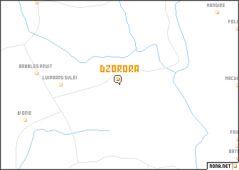 map of Dzorora