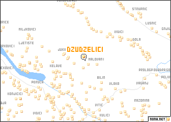 map of Džudželići