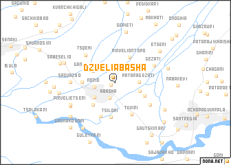 map of Dzveli Abasha