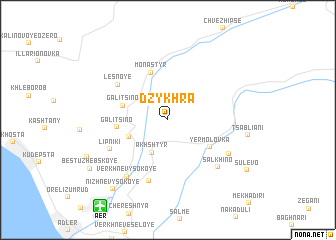 map of Dzykhra