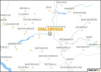 map of Eagle Bridge
