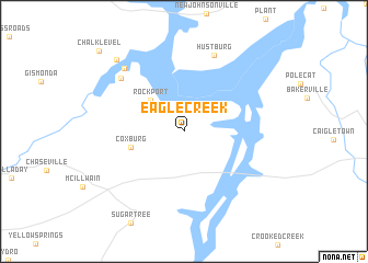 map of Eagle Creek