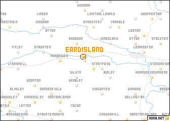 map of Eardisland
