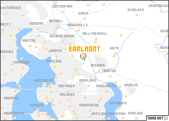 map of Earlmont