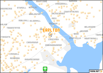 map of Earlton