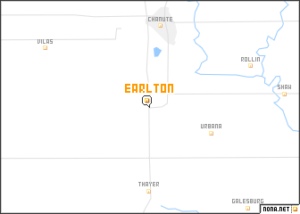 map of Earlton