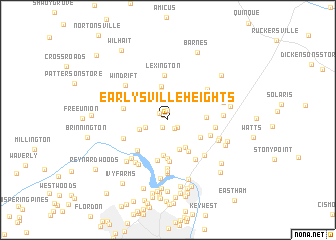 map of Earlysville Heights