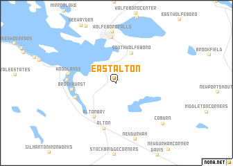 map of East Alton